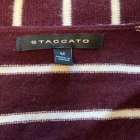 Staccato Open Front Stripped Cardigan - Picture 5 of 5